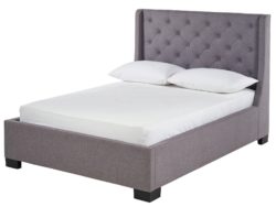 Heart of House Levena Kingsize Fabric Bed Frame - Grey